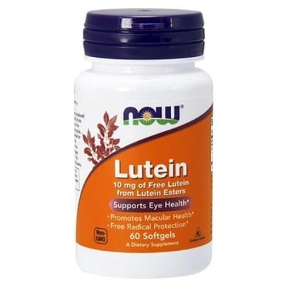 Лютеїн NOW Lutein 10 мг м'які капсули №60