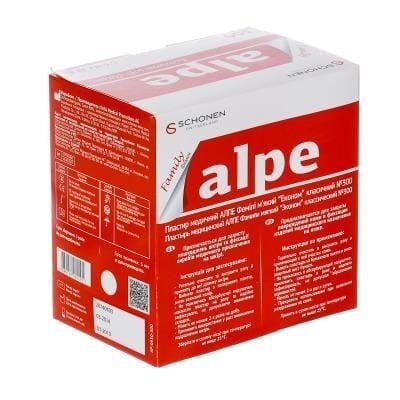 Пластир медичний Alpe Family Econom м'який, класичний 76 мм х 19 мм, 300 штук