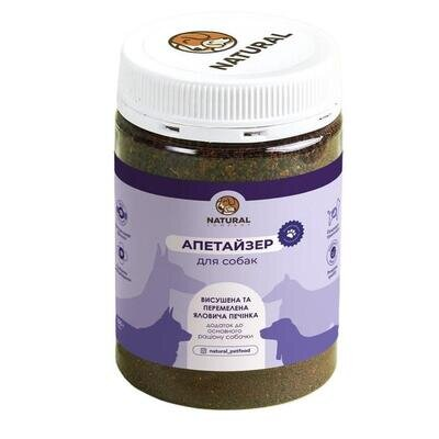 Вітамінна суміш Natural Апетайзер з печінки для собак, 100 г