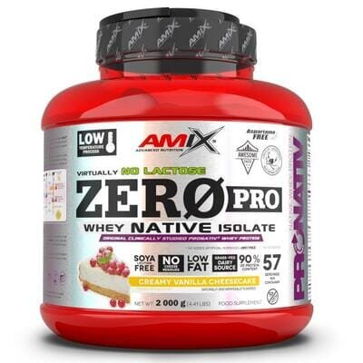 Протеїн Amix Nutrition Zeropro Protein вершково-ванільний чізкейк, 2000 г