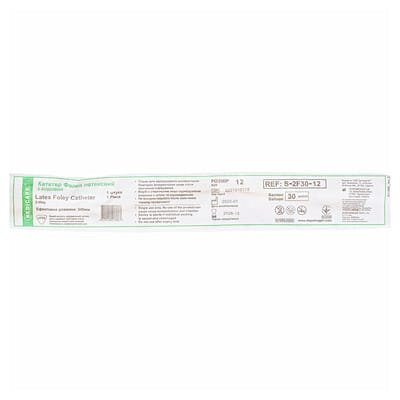 Катетер урологічний Medicare Latex Foley Catheter 2-Way тип Фолея латексний 12 Fr, 2-ходовий, 1 штука