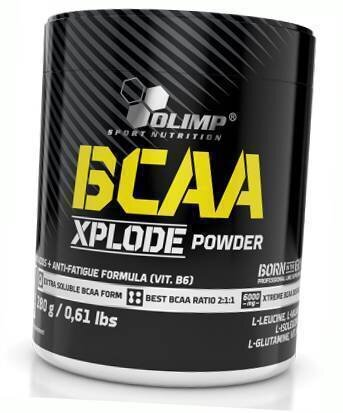 Амінокислота Olimp BCAA Xplode із глютаміном, апельсин, 280 г