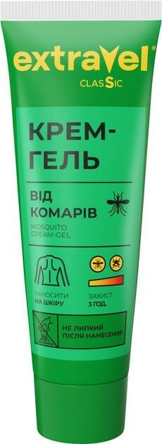 Крем-гель Extravel Classic від комарів, 60 мл