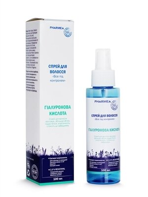 Спрей для волосся Pharmea Гіалуронова Кислота Все під контролем, 100 мл