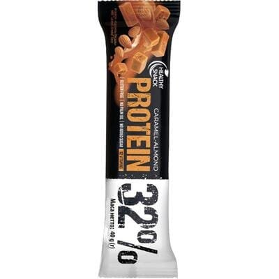 Батончик Healthy snack 32% протеїновий зі смаком Карамель-Мигдаль, 40 г