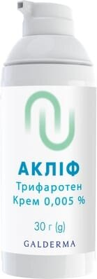 Акліф крем 0.005 % по 30 г у конт.