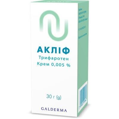 Акліф крем 0.005 % по 30 г у конт.