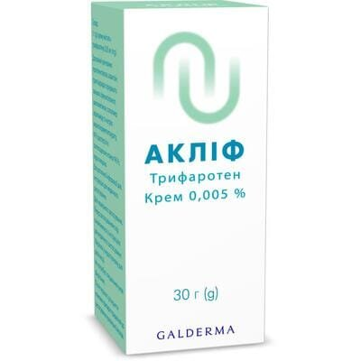Акліф крем 0.005 % по 30 г у конт.