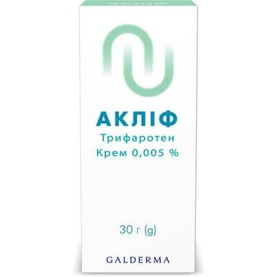 Акліф крем 0.005 % по 30 г у конт.
