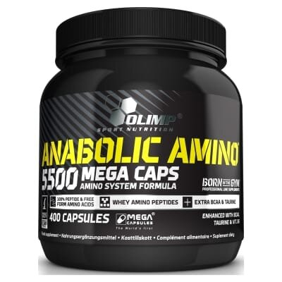 Амінокислота Olimp Anabolic Amino 5500 Mega, 400 капсул