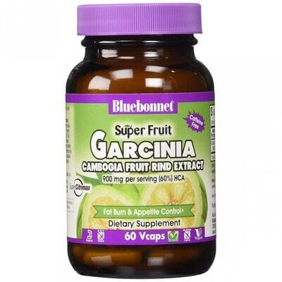 Екстракт фрукта Гарцінія Камбоджійська Bluebonnet Nutrition Super Fruit Garcinia Cambogia Rind, 60 гелевих капсул