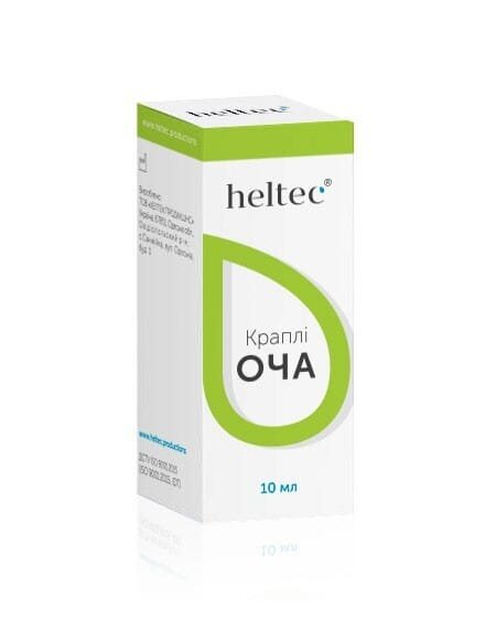 Оча краплі HELTEC по 10 мл у флак.