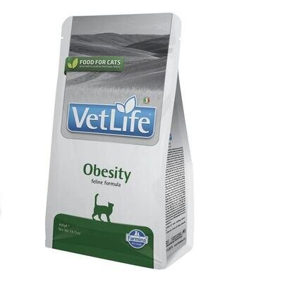 Корм сухий Farmina Vet Life Obesity для котів для зниження зайвої ваги, 400 г