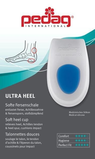 Підп'яточник Pedag Ultra Heel гелевий, з бортами, розмір S/M