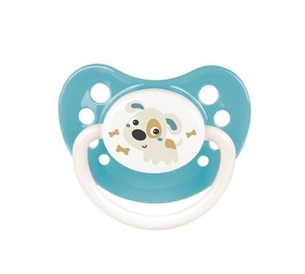 Пустушка силіконова Canpol Babies Bunny & Company симетрична 23/268_tur,0-6 місяців, 1 шт