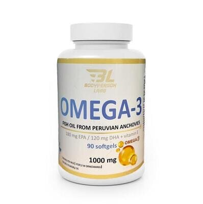 Омега-3 Bodyperson Labs Omega 3, 90 капсул