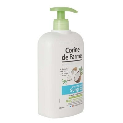 Гель-крем для душу Corine de Farme живильний з екстрактом Кокоса, 750 мл