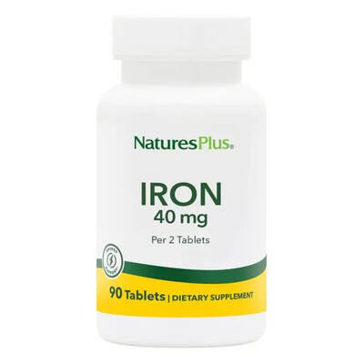 Залізо Nature's Plus Iron 40 мг таблетки №90