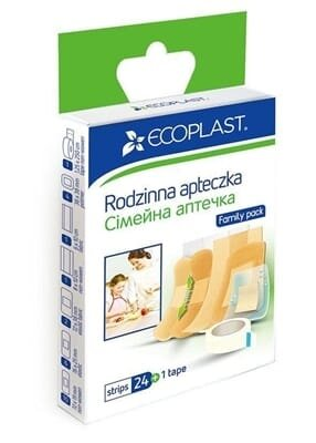 Набір пластирів медичних Ecoplast Family pack, 25 штук