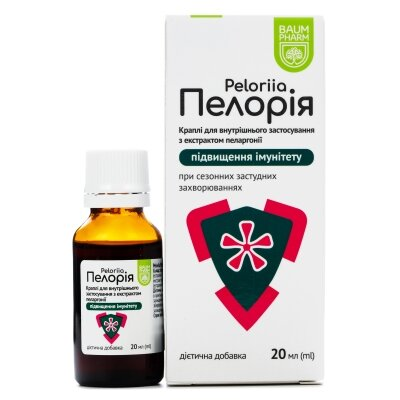 Пелорія Baum Pharm краплі по 20 мл у флак.