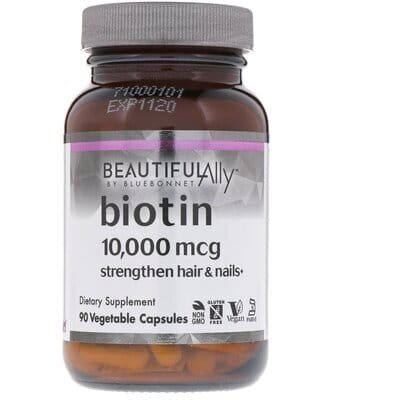 Біотин 10000 мкг Beautiful Ally Bluebonnet Nutrition капсули №90