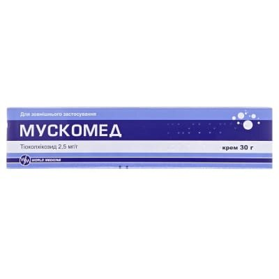 Мускомед крем 2.5 мг/г по 30 г у тубах