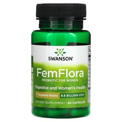 Пробіотики для жінок Swanson Probiotic FemFlora for Women, 60 капсул