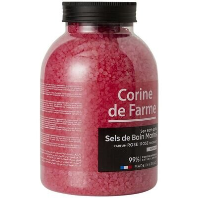 Сіль морська для ванн Corine De Farme Троянда, 1,3 кг