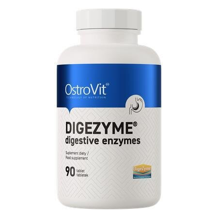 Дигезим OstroVit Digezyme Digestive Enzymes, 90 таблеток