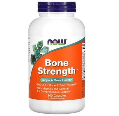 Добавка Міцні кістки NOW Bone Strength капсули №240