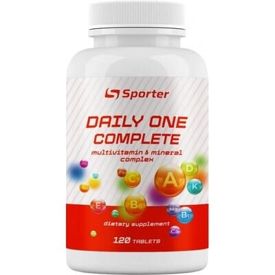 Вітамінно-мінеральний комплекс Sporter Daily One Complete Multivitamins and Minerals, 120 таблеток