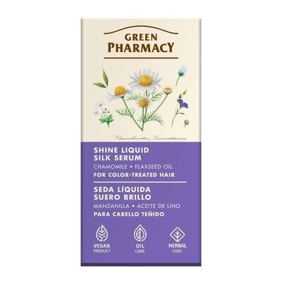 Сироватка для волосся Green Pharmacy рідкий шовк Ромашка та лляна олія, 30 мл