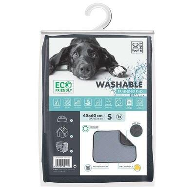 Пелюшка багаторазова M-Pets Washable Training Pad для привчання тварин до туалету, розмір S, 60х45 см