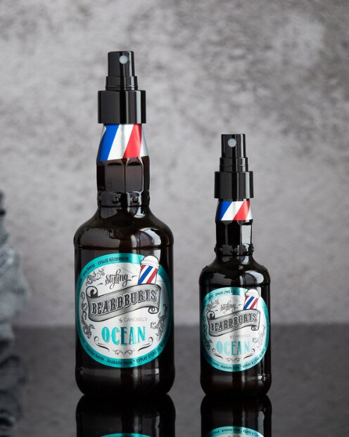 Спрей для укладання волосся Beardburys Ocean з морською сіллю з матовим ефектом, 100 мл