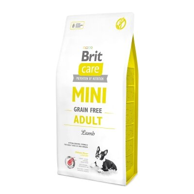 Корм сухий для дорослих собак мініатюрних порід Brit Care Mini Grain Free Adult, 7 кг