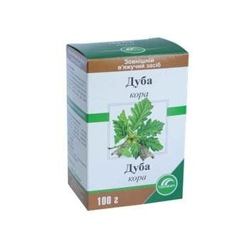 Дуба кора по 100 г у пач. з внут. пак.