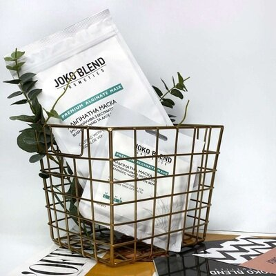 Маска для обличчя Joko Blend альгінатна заспокійлива з екстрактом зеленого чаю і алое вера, 20 г