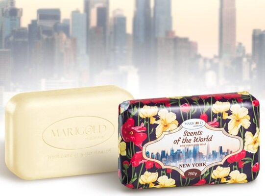 Мило тверде Marigold Natural Нью-Йорк натуральне парфумоване, 150 г