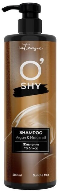 Шампунь для волосся O'Shy Intense Argan & marula oil, 500 мл