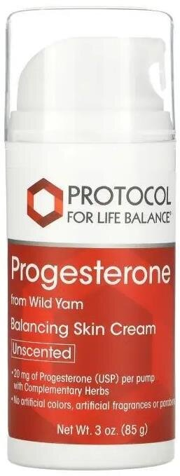 Крем для шкіри Protocol for Life Balance із прогестероном ліпосомальний без запаху, 85 г