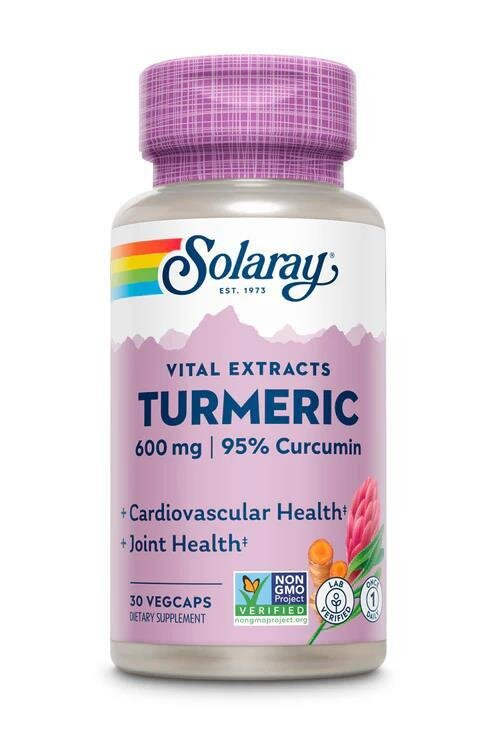 Екстракт кореня куркуми Solaray Turmeric, 30 капсул