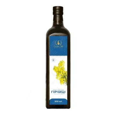 Олія насіння гірчиці Craft Oil холодного віджиму, 500 мл
