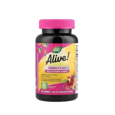 Мультивітаміни для жінок 50+ Nature's Way Alive! Womens Gummy 50+, 60 пастилок