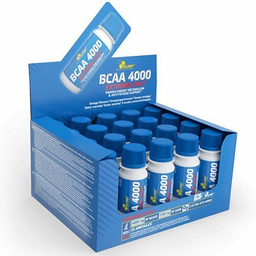 Амінокислота Olimp BCAA 4000 Extreme Shot Апельсин, 20 штук по 60 мл