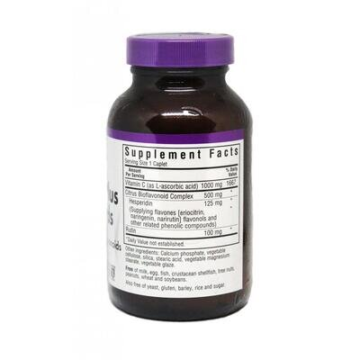 Вітамін С-1000 + Біофлавоноїди Bluebonnet Nutrition капсули №90