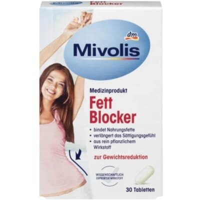 Блокатор жиру Mivolis Fett Blocker, 30 таблеток