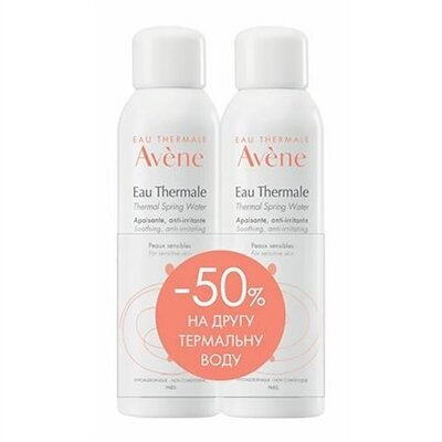 Набор Avene ДУО термальная вода, 2 шт х 150 мл