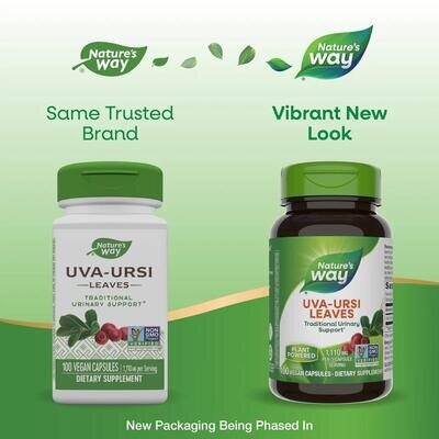 Мучниця Nature's Way Uva Ursi Leaves, 100 веганських капсул
