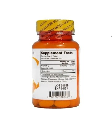 Вітамін С з шипшиною Earth's Creation Vitamin C with Rose Hips таблетки по 500 мг №100