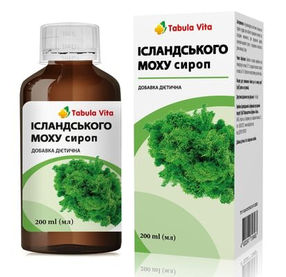 Ісландського моху сироп Табула Віта по 200 мл у фл.